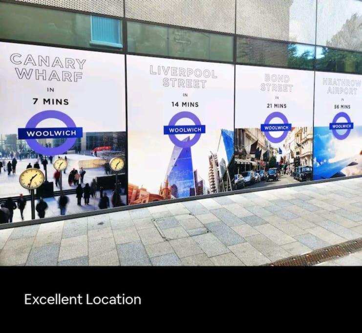 Snuggle Inn - Riverside Apartments - Views Over Looking London River Thames, Close To O2 Arena, London Excel, London City Airport, Thames Clipper- River Boat Service, Woolwich Ferry, Onsite Parking, Twin Room Option Available المظهر الخارجي الصورة