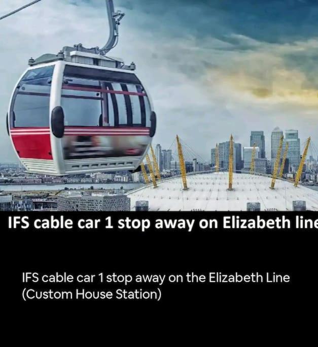 Snuggle Inn - Riverside Apartments - Views Over Looking London River Thames, Close To O2 Arena, London Excel, London City Airport, Thames Clipper- River Boat Service, Woolwich Ferry, Onsite Parking, Twin Room Option Available المظهر الخارجي الصورة