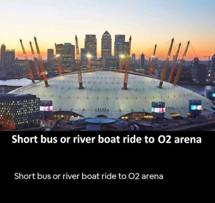 Snuggle Inn - Riverside Apartments - Views Over Looking London River Thames, Close To O2 Arena, London Excel, London City Airport, Thames Clipper- River Boat Service, Woolwich Ferry, Onsite Parking, Twin Room Option Available المظهر الخارجي الصورة